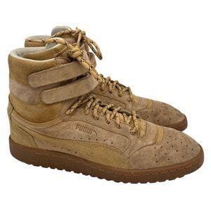 Puma Sky Suede Hi-Top Sneakers with Gum Sole